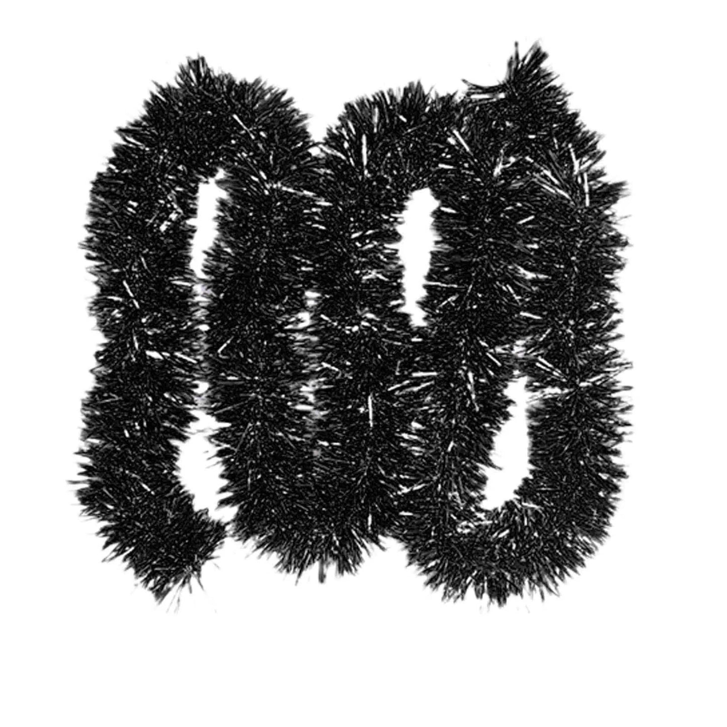 1pc 2m Christmas Black Tinsel