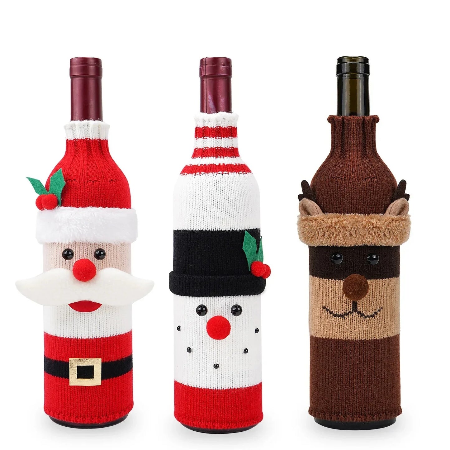 Christmas Wine Bottle Cover