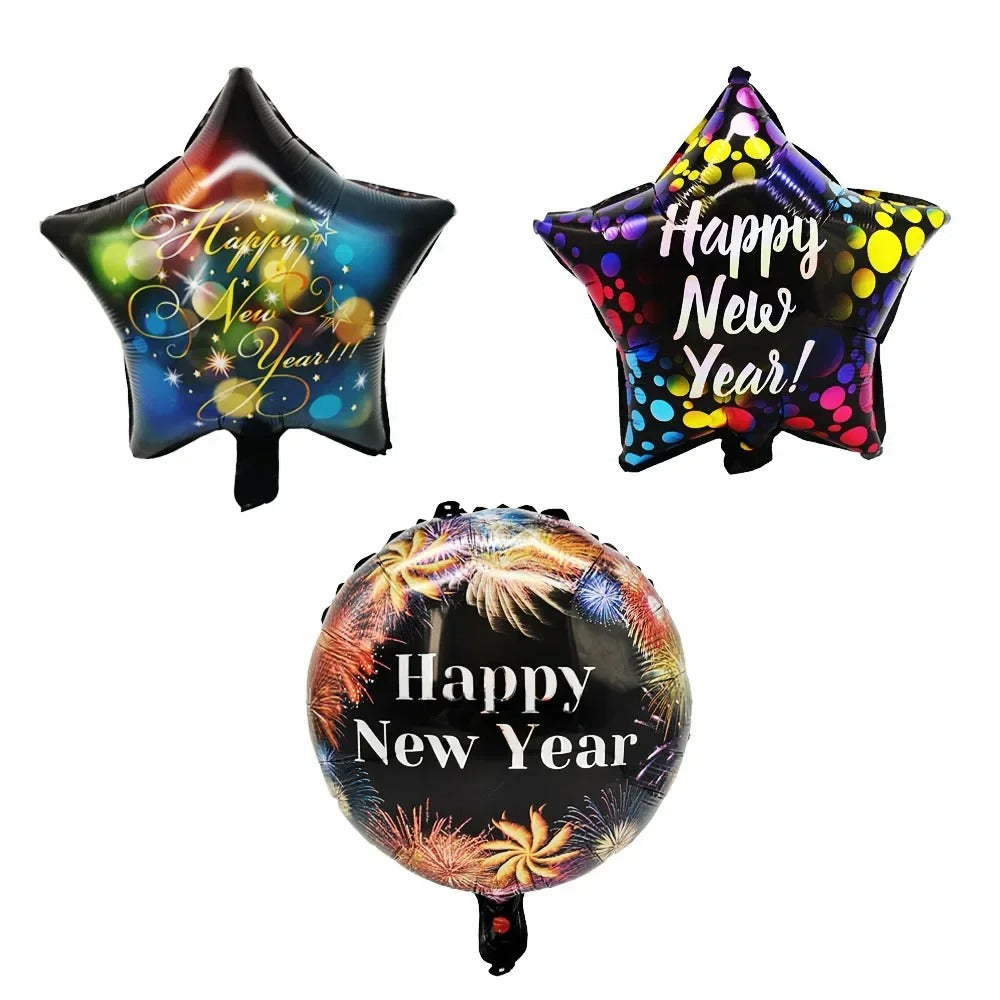 New year balloons decorations