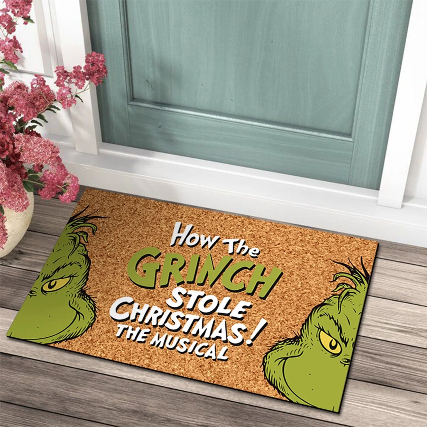 Grinch Mat Outdoor  23.7x 15.9 Inch