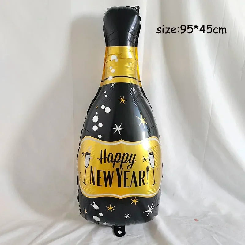 New year balloons decorations