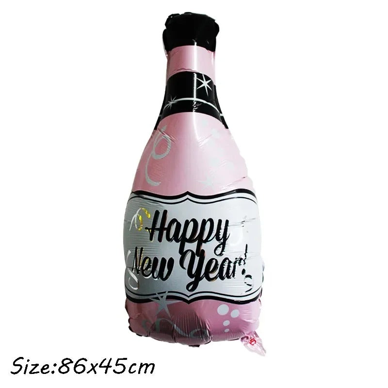 New year balloons decorations