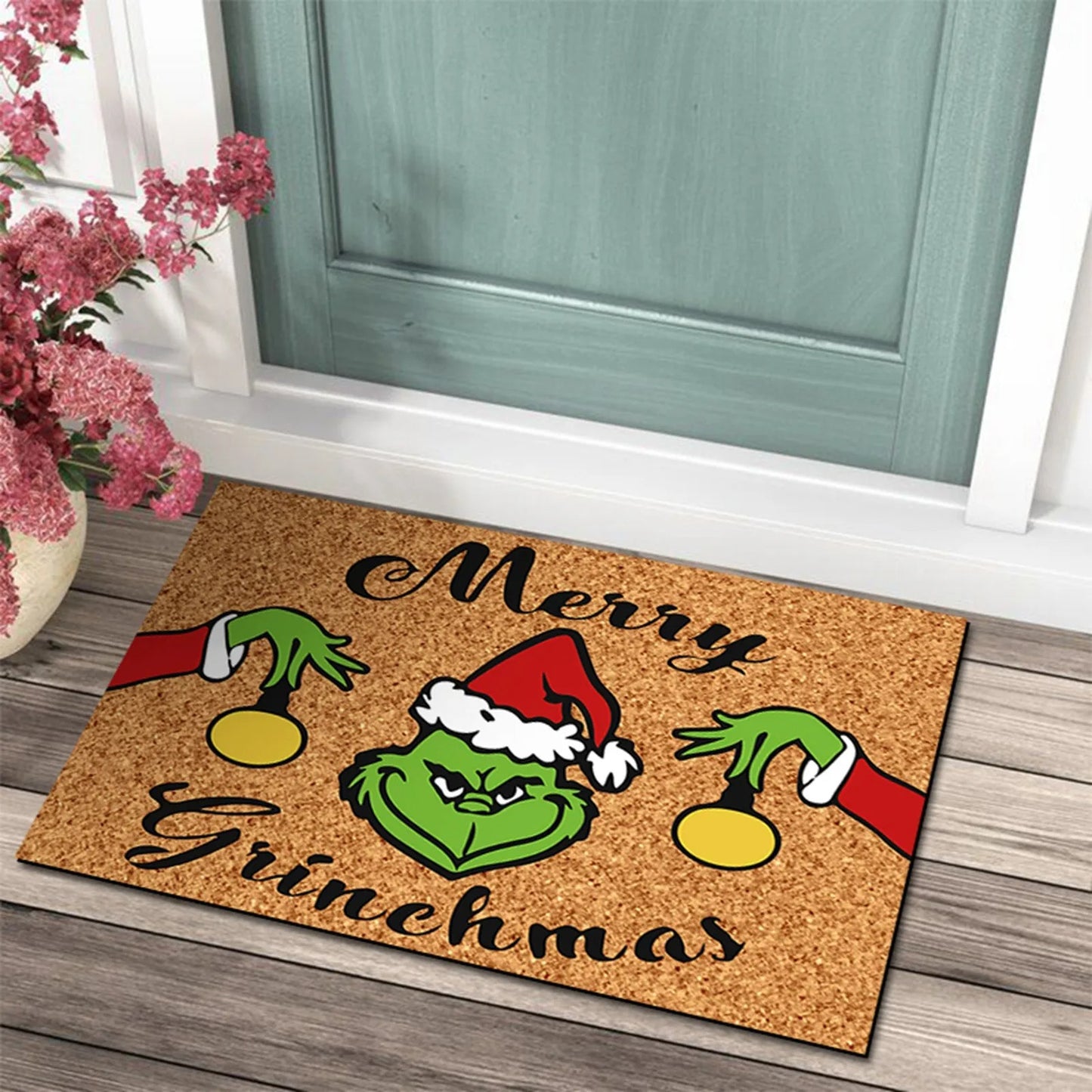 Grinch Mat Outdoor  23.7x 15.9 Inch