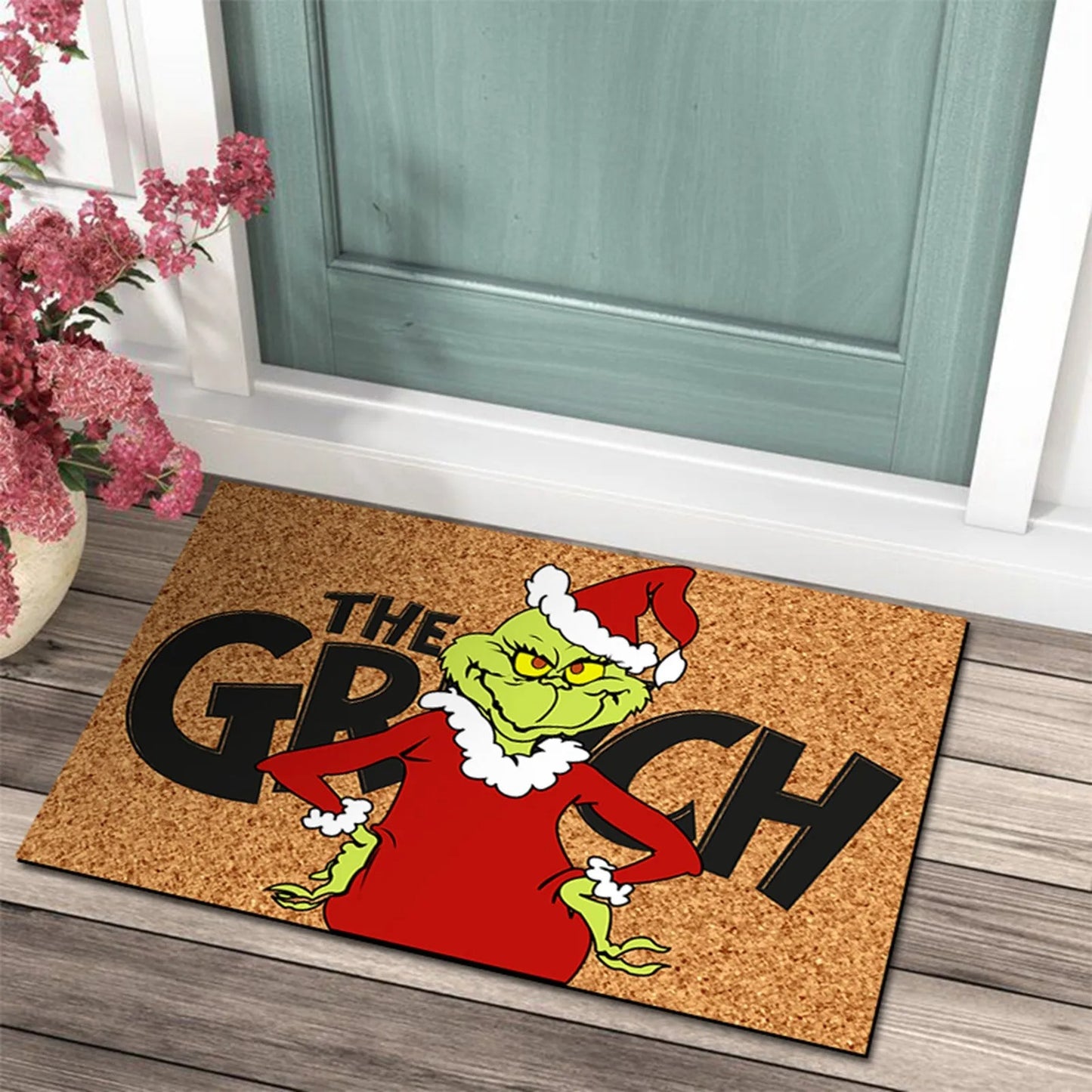 Grinch Mat Outdoor  23.7x 15.9 Inch