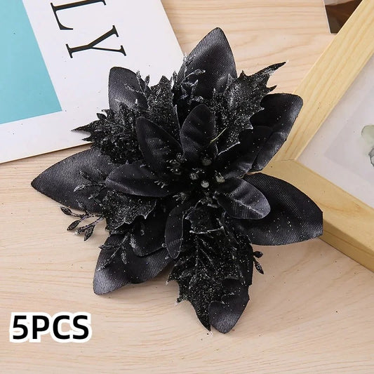 5PCS Christmas Artificial Flowers