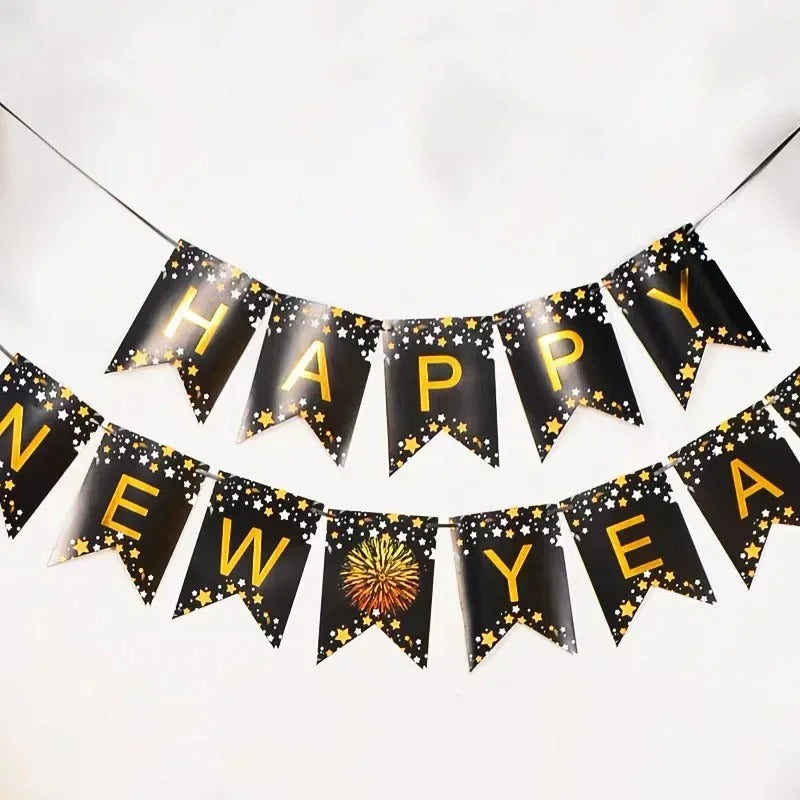 New year balloons decorations