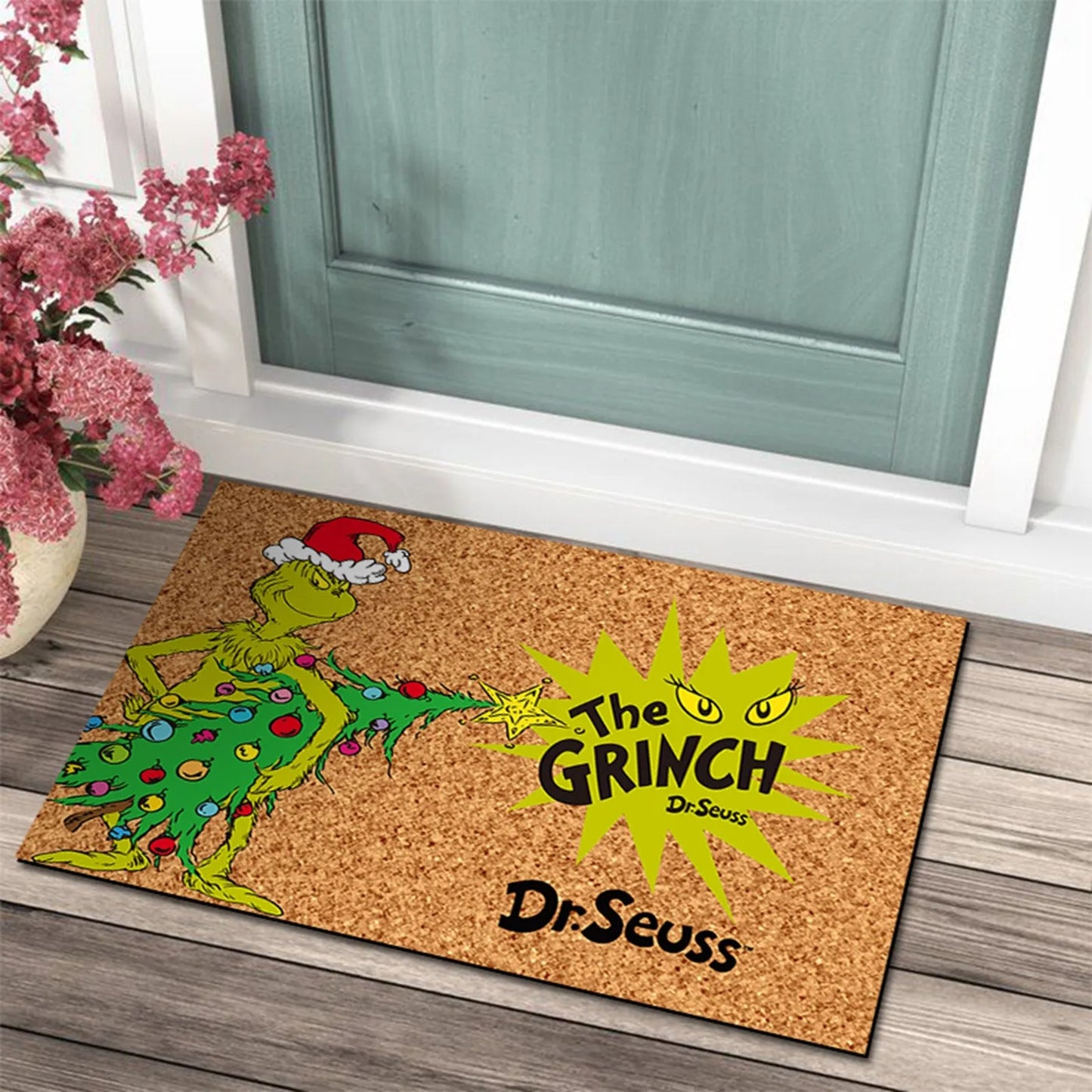 Grinch Mat Outdoor  23.7x 15.9 Inch