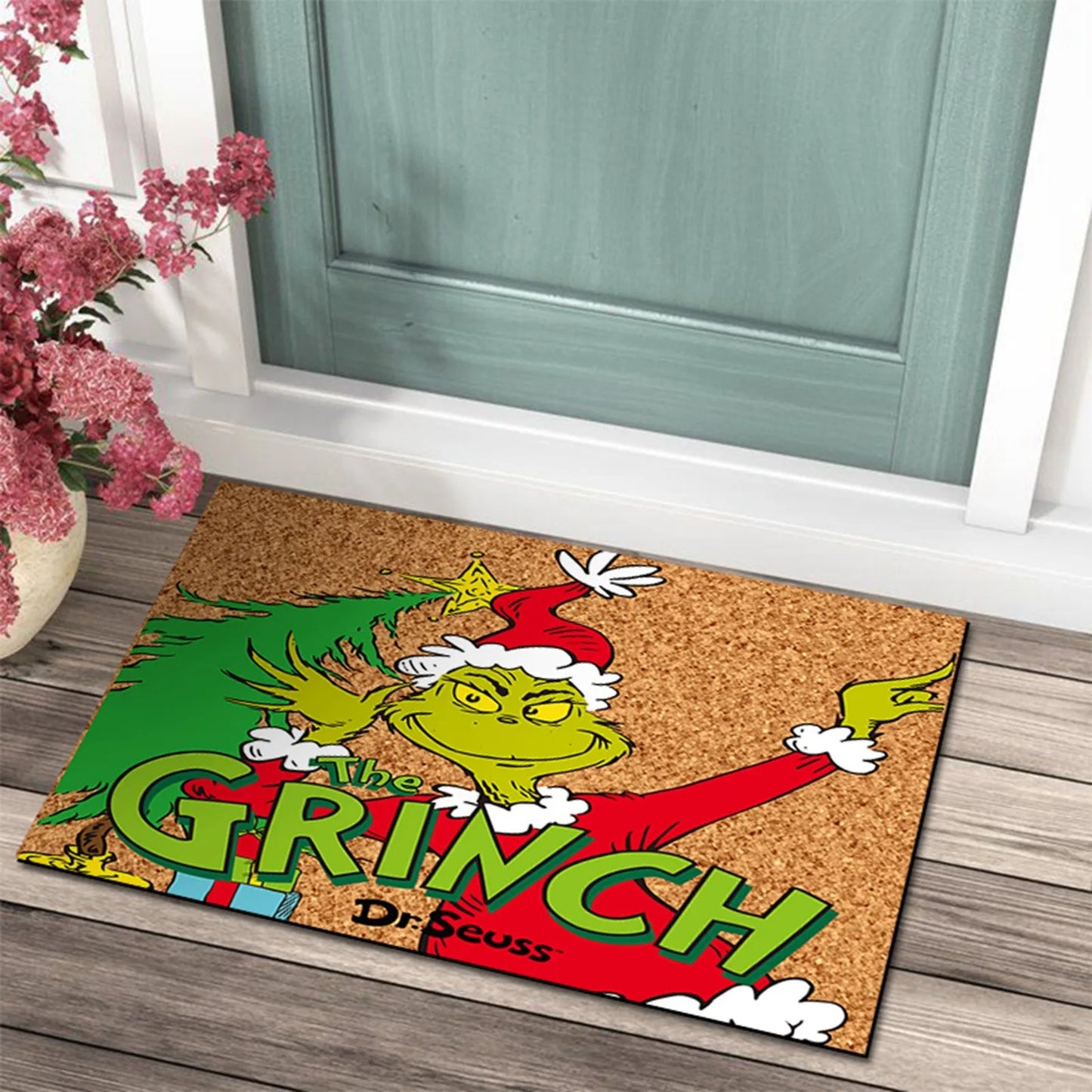 Grinch Mat Outdoor  23.7x 15.9 Inch